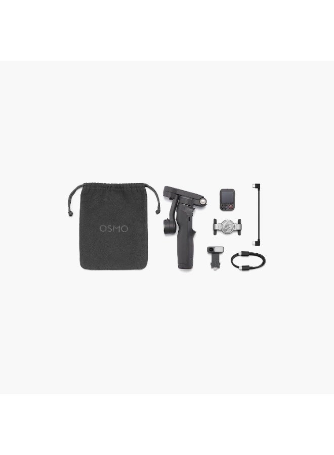 Dji World DJI Osmo Mobile 8P Advanced Tracking Combo 3-Axis Smartphone Gimbal Stabilizer with Multifunctional Module 2, ActiveTrack 8.0, Osmo FrameTap Remote Screen, Built-in Extension Rod & Tripod, 10-Hour Battery - Image 3