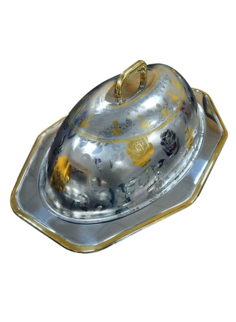 Jazz cozie oval Jumbo embossed 112×72cm His sacrifice is complete - Image 1