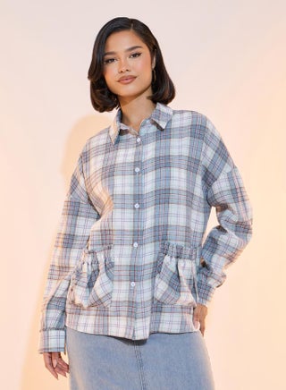 Checked Front Pocket Oversized Shirt - pzsku/ZC7ADF52F6DD214FB16F5Z/45/_/1738245810/55a50e92-92b8-4fc9-8b47-b415c62d1ef9