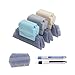 Mormchlots Magic Window Track Cleaning Tools Set Window Sill Track Cleaner Tools Clean Scraper 3Pcs Cleaning Brush and 6Pcs Replacement Cloth 2Pcs Clean Brush - Image 2
