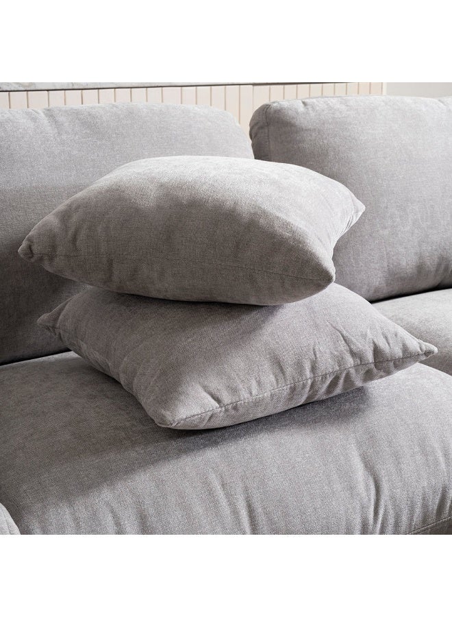 Pan Home Robon Corner Sofa Set - Grey  - Image 5