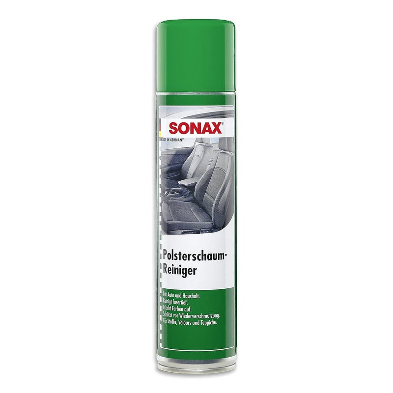 SONAX منظف الأثاث الرغوي من سونكس 400 مل | رغوة تنظيف عميقة للأثاث والسجاد والأقمشة | يزيل الأوساخ والبقع العنيدة بفعالية، ويستعيد الألوان | تركيبة سهلة الشفط | رقم الفن. 03062000 - Image 1