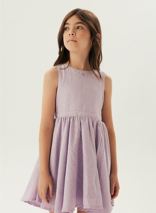 Tyess Girl Lilac Dress - Image 2