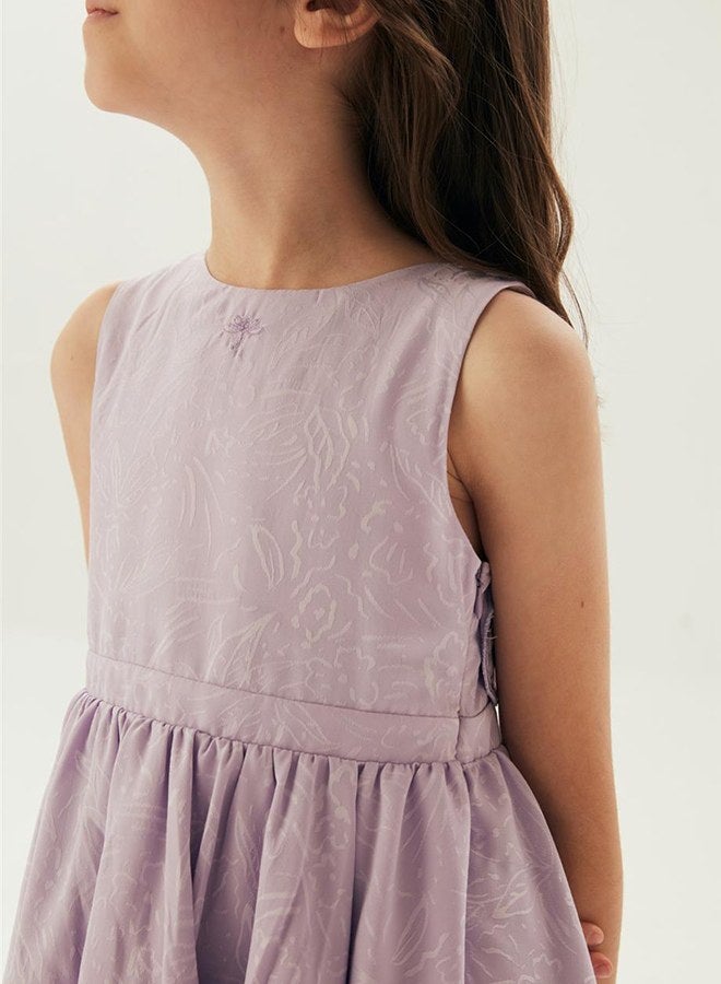 Tyess Girl Lilac Dress - Image 3