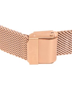 Chumbak TEAL BY CHUMBAK Women's Analog Rose Gold Metal Watch | Stainless Steel Mesh Strap (Paisley)  - Image 5