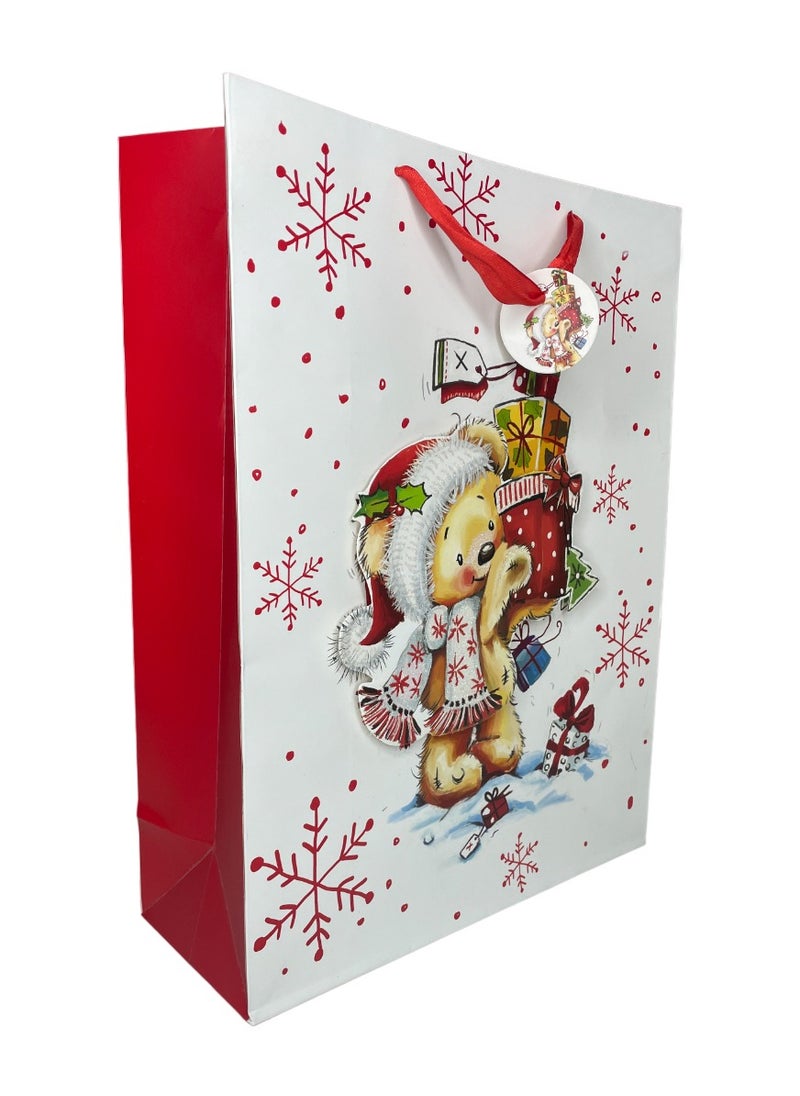 Share the Love Christmas Gift Bag Large (Assorted) Pack of 1 x 42x30cm  - Image 3