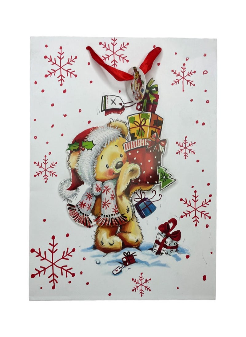Share the Love Christmas Gift Bag Large (Assorted) Pack of 1 x 42x30cm  - Image 2