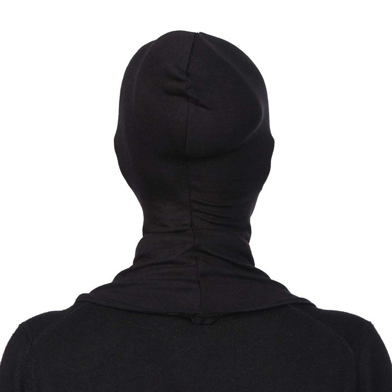 GERINLY Black Under Hijab Scarf Women's Ninja Jilbab Cap Stretch Full Neck Coverage Hijabs for Sport Tight Swim Hijab Easy (Black) - Image 5
