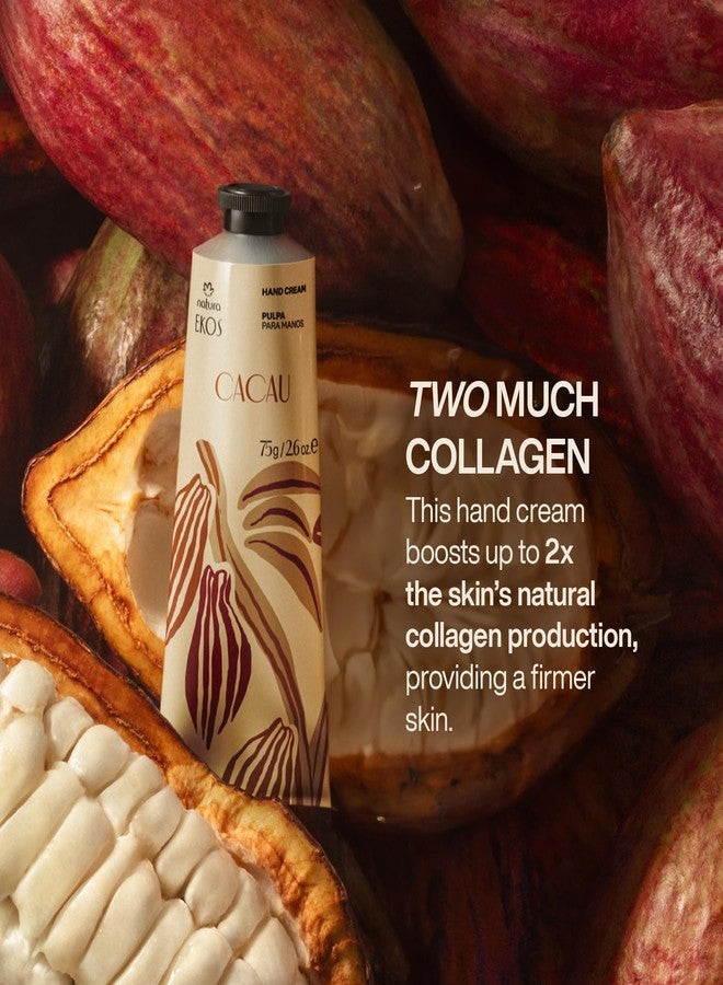 Natura - Ekos Cacau Hand Cream - Anti-Dryness Hand Balm - 24-Hour Deep Hydration Skin Moisturizer - Vegan Skin Care - Brazilian Beauty Secrets - Self Care & Body Care - 2.6oz (75g) - Image 2