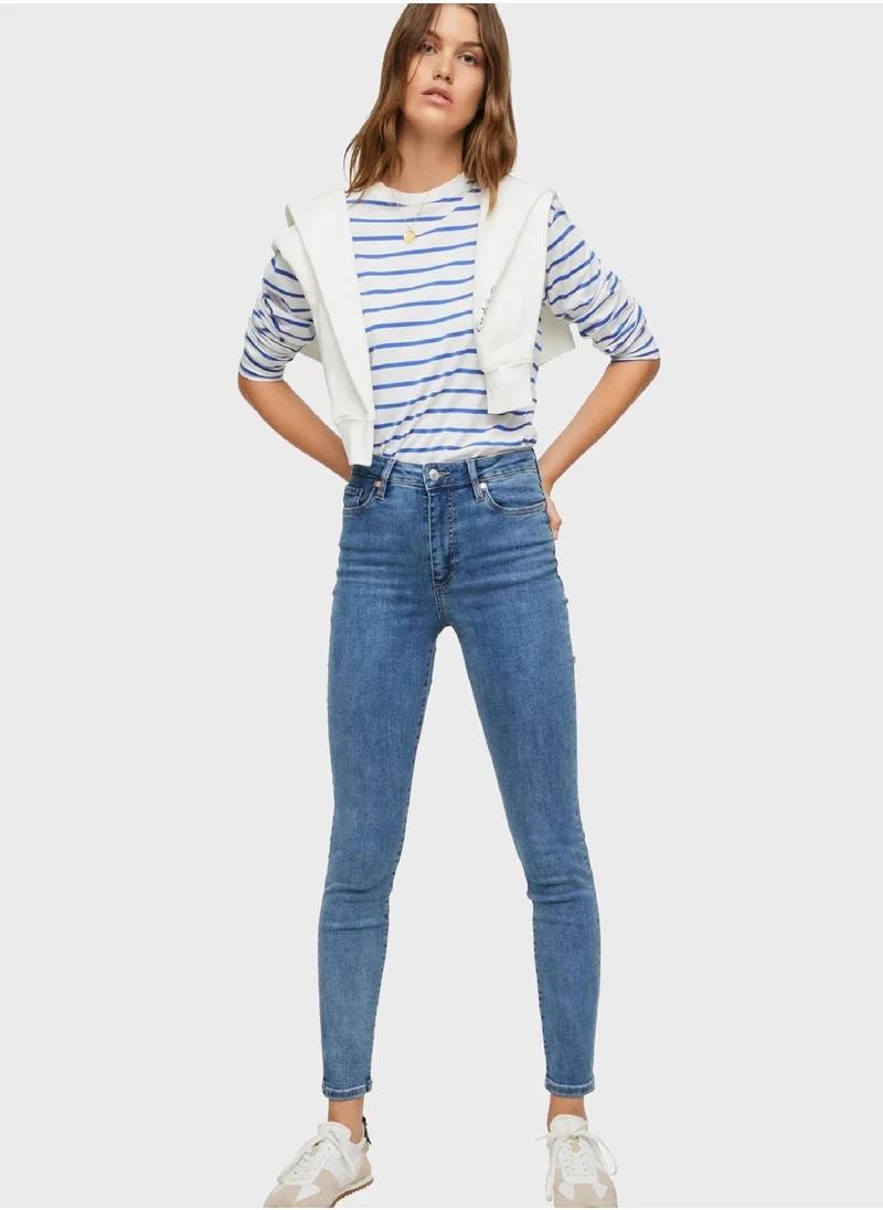 MANGO High Waist Jeans