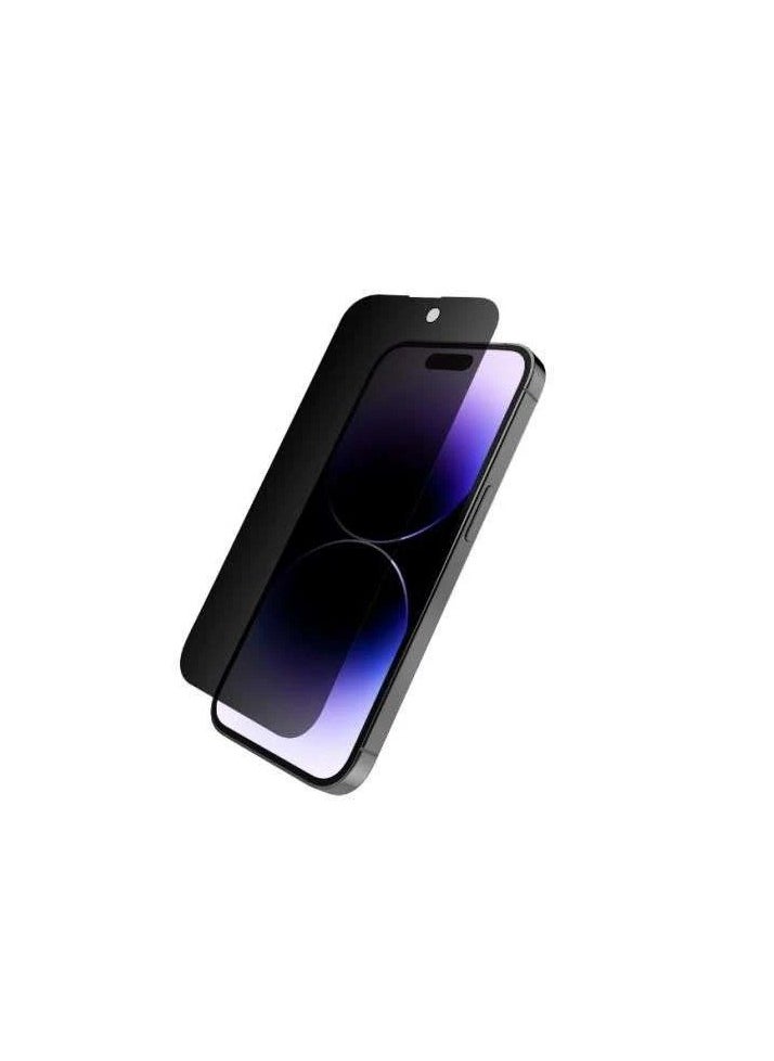 جيلاتين واقي شاشة خصوصية unipro لهاتف iPhone 13 Pro Max – ثلاثي الأبعاد، لاصق كامل، مضاد للتجسس، صلابة 9H، مضاد لبصمات الأصابع  - Image 1