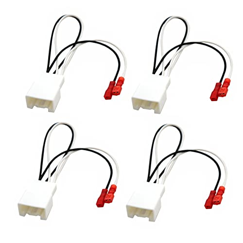 MAGIC MOTO 4 Pack 72-5602 Car Replacement Door Speaker Wiring Harness Plug Connector for 2011-2021 Ford F-150 Fusion Escape Focus Bronco Mustang Mondeo MK4 Mazda 2 3 6 CX5 Cable Plug Speakers Harness - Image 1