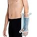 AquaShield Waterproof Child Half Arm Cast Bandage Protector Reusable Safe for Pool Bath Shower Small HALF Arm A17 Covers Kids Small Hand Wrist Forearm Made in USA - Image 1