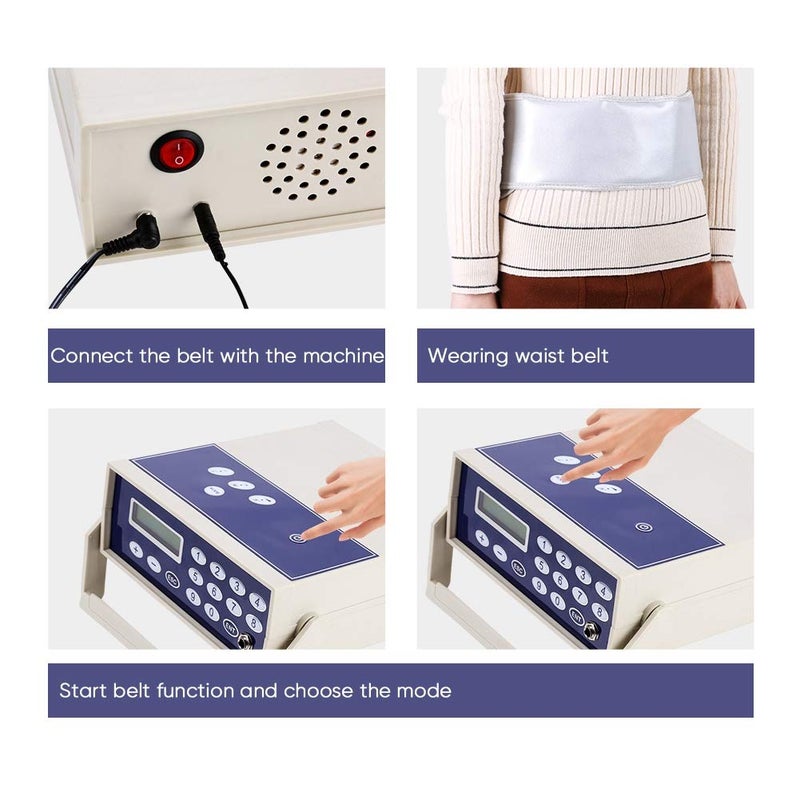 woobles Ion Foot SPA Body Detox Machine Ion Array Footbath Cleanse Ionic Waist Belt Detoxiation for Women Men- - Image 5