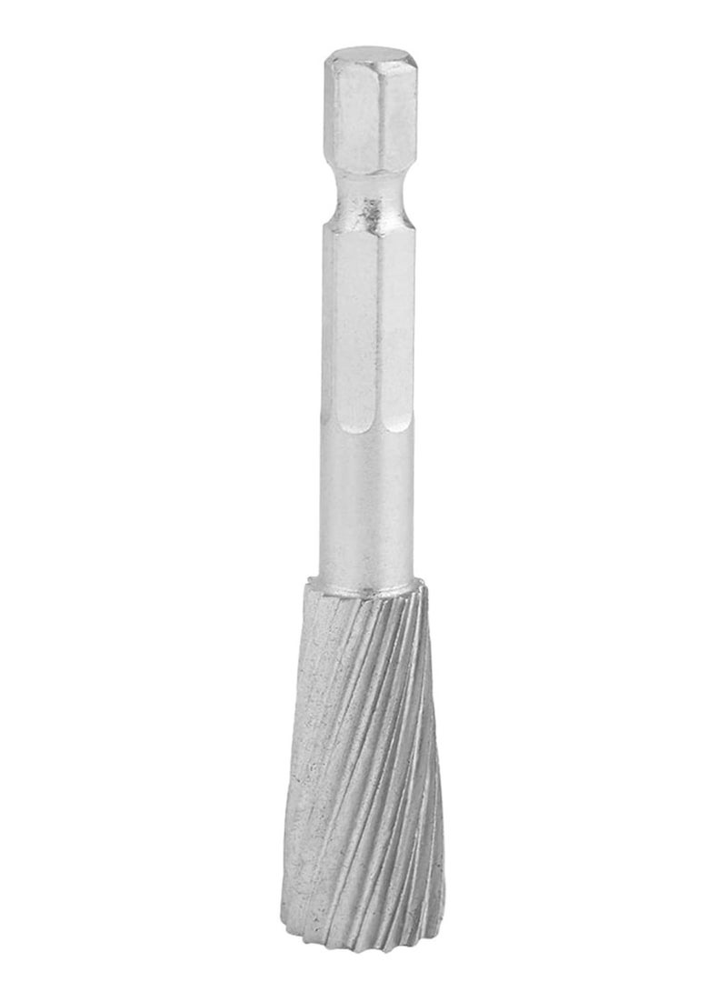 GGOOT 5pcs 1/4inch Hex Shank High Speed Steel Burrs Rotary Files Tools for Aluminum and Iron Hardware  - Image 3
