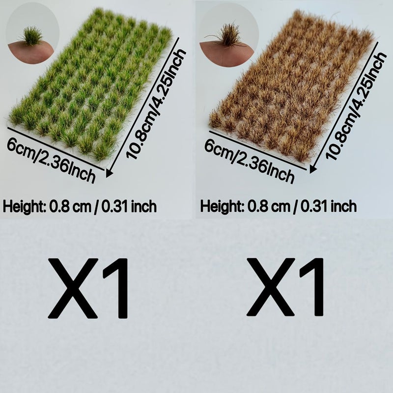 91 Small Grasses Plastic Plant Model Material Spring Green Plus Summer Green for Micro Landscape Components Architectural Model Ornaments Train Sand Table Scene Model Holiday Decorations - Image 4