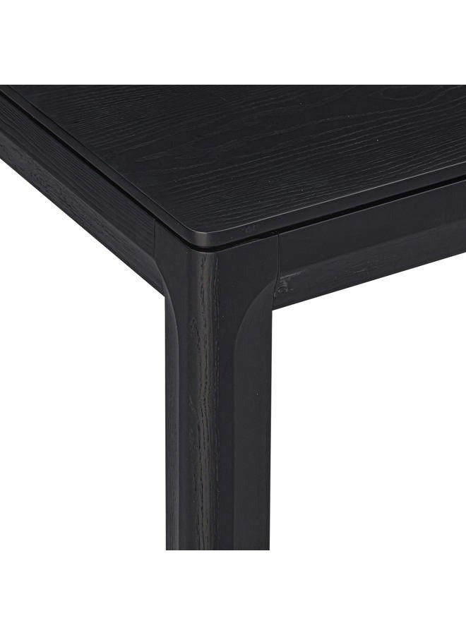 NTC Flow 55 Inch Modern Farmhouse Dining Table, Rectangular Dinner Table for Dining Room, Living Room Furniture, Effortless Assembly, Burnt Black - Image 5