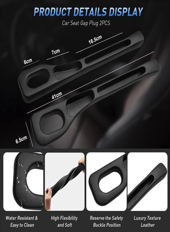 LOVMOTO Car Interior Accessories Universal Car Seat Gap Filler Storage Box for Car Seat Gaps Seat Organiser Car Side Seat Catcher car storage organizer Comfortable With Safa-ri Sto-rme - Image 2