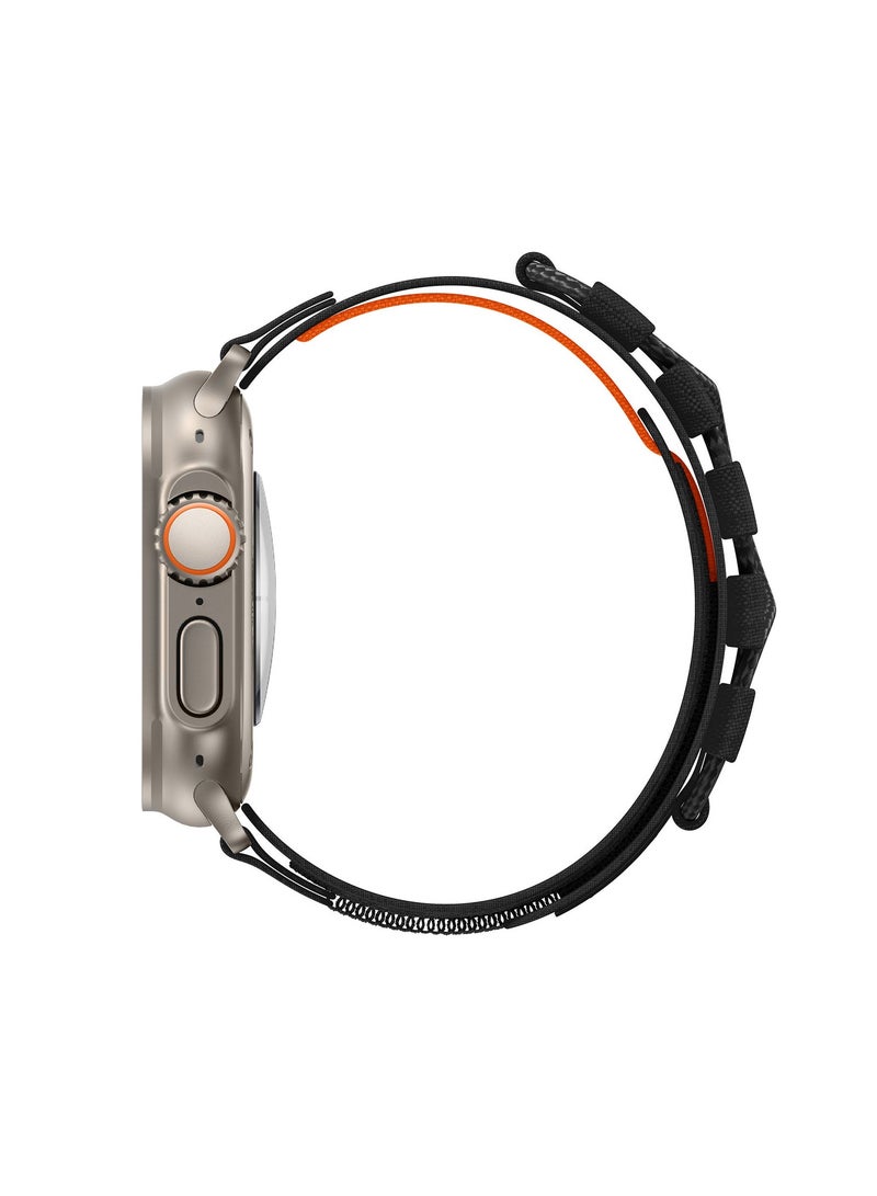 Beauenty Tactical Sport Bands For Apple Watch Ultra 2 Series 9 8 7 6 5 SE Nylon Trail Strap for IWatch 49mm 45mm 44mm 42mm Bracelet Sweat-Resistant Apple Sport Band Nylon Apple Watch Strap Apple Watch Ultra - Image 4