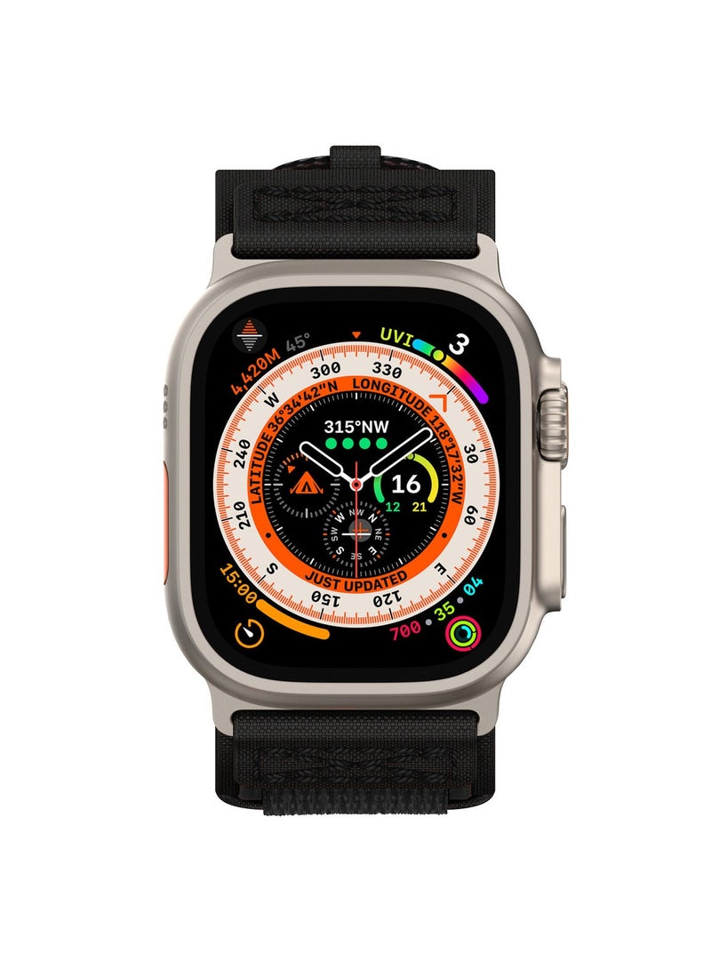 Beauenty Tactical Sport Bands For Apple Watch Ultra 2 Series 9 8 7 6 5 SE Nylon Trail Strap for IWatch 49mm 45mm 44mm 42mm Bracelet Sweat-Resistant Apple Sport Band Nylon Apple Watch Strap Apple Watch Ultra - Image 3