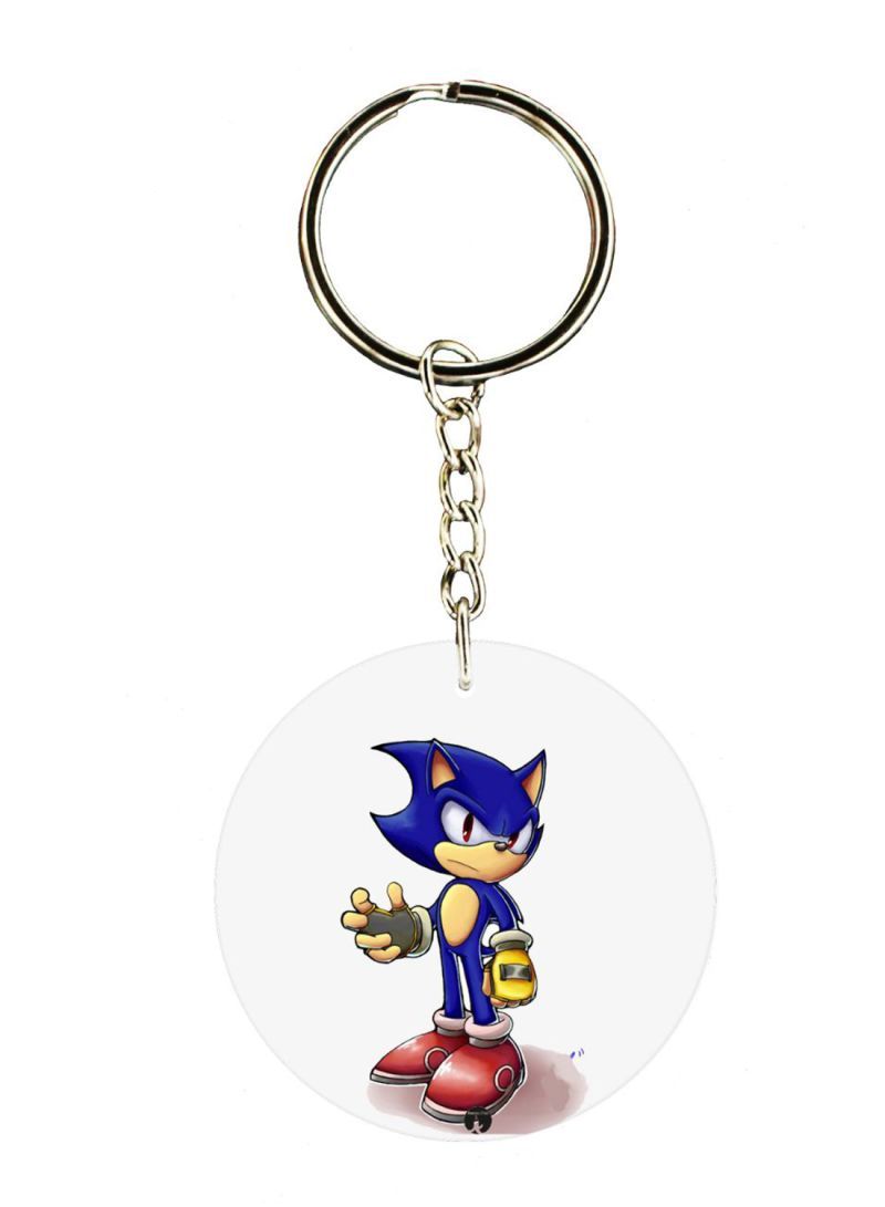 Sonic Printed Keychain