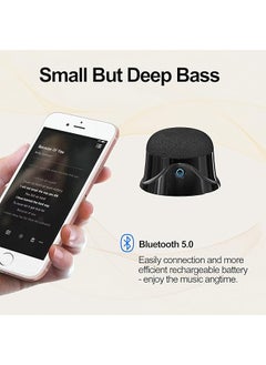 erorex 1 Pcs Portable Magnetic Small Bluetooth Speaker 5W Stereo Sound Deep Bass 9H Playtime Tws Pairing Speaker For Home Outdoor Travel Golf Carts Support For Iphone 12 13 14  - Image 4