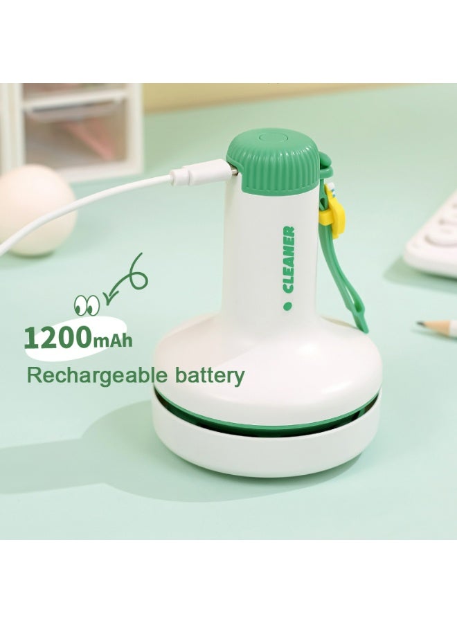 Mini Handheld Vacuum Cleaner for Removing Pencil Shavings, Paper Bits & Eraser Debris, 2-Speed Suction, 1200mAh Rechargeable Battery（Pink） - Image 5