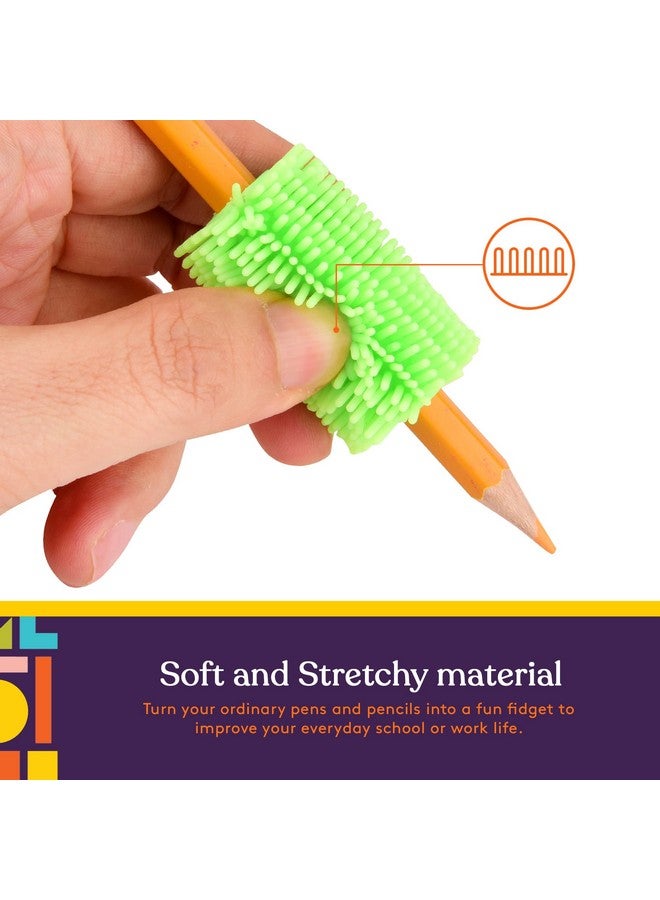Special Supplies 50 Squishy Pencil Grips For Kids And Adults - Colorful, Cushioned Holders For Handwriting, Drawing, Coloring - Ergonomic Right Or Left-Handed Use - Reusable (50-Pack)  - Image 3