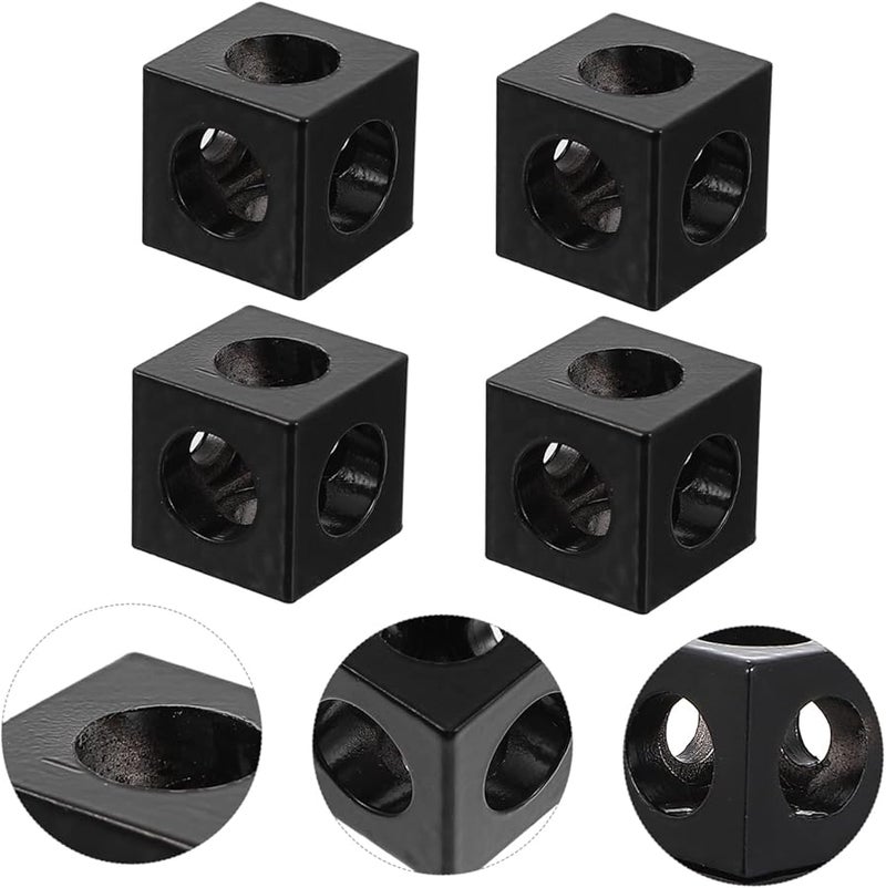 4Pcs Black Aluminum Extrusion Hook And Angle Bracket For CNC Equipment - Image 3