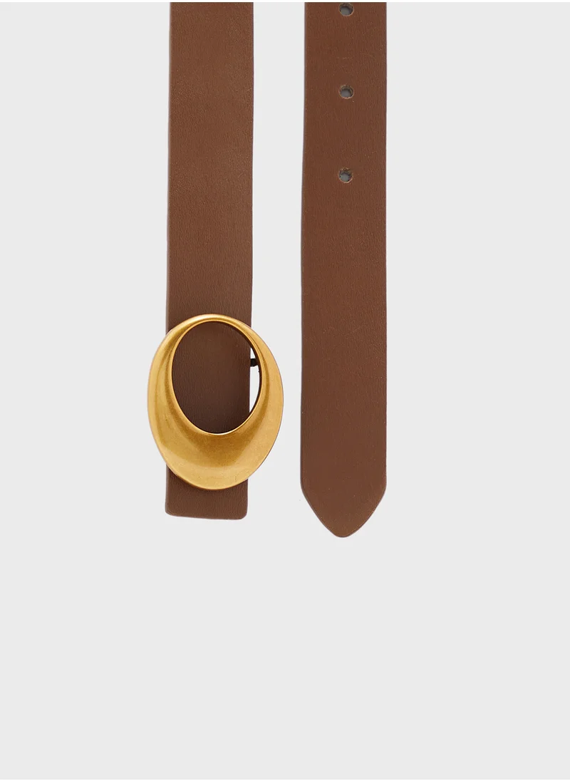 ايلا 2 Pack Statement Buckle Belt Set