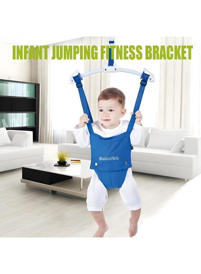 HI SUYI Baby Door Jumpers and Bouncers Swing Exerciser Set with Door Clamp Adjustable Strap for Toddler Infant 6-24 Months - Image 4