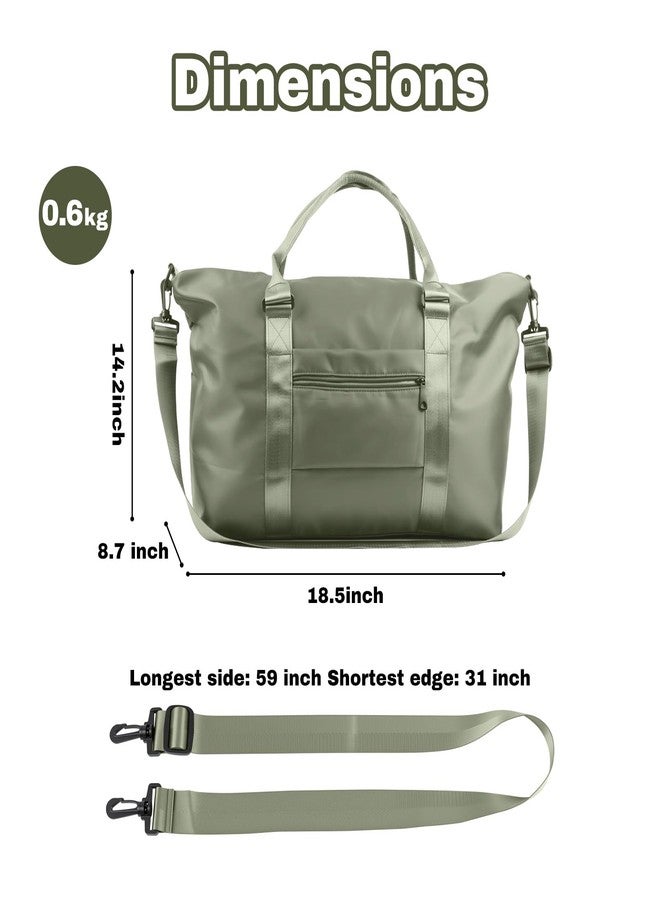 EPIMA Weekender Duffel Bags for Women, Travel Totes Bag for Airplane Essentials, Overnight Bags for Women with Trolley Sleeve, Large Carry On Hospital Bag for Labor and Delivery, Sport, Gym, Field Green - Image 4