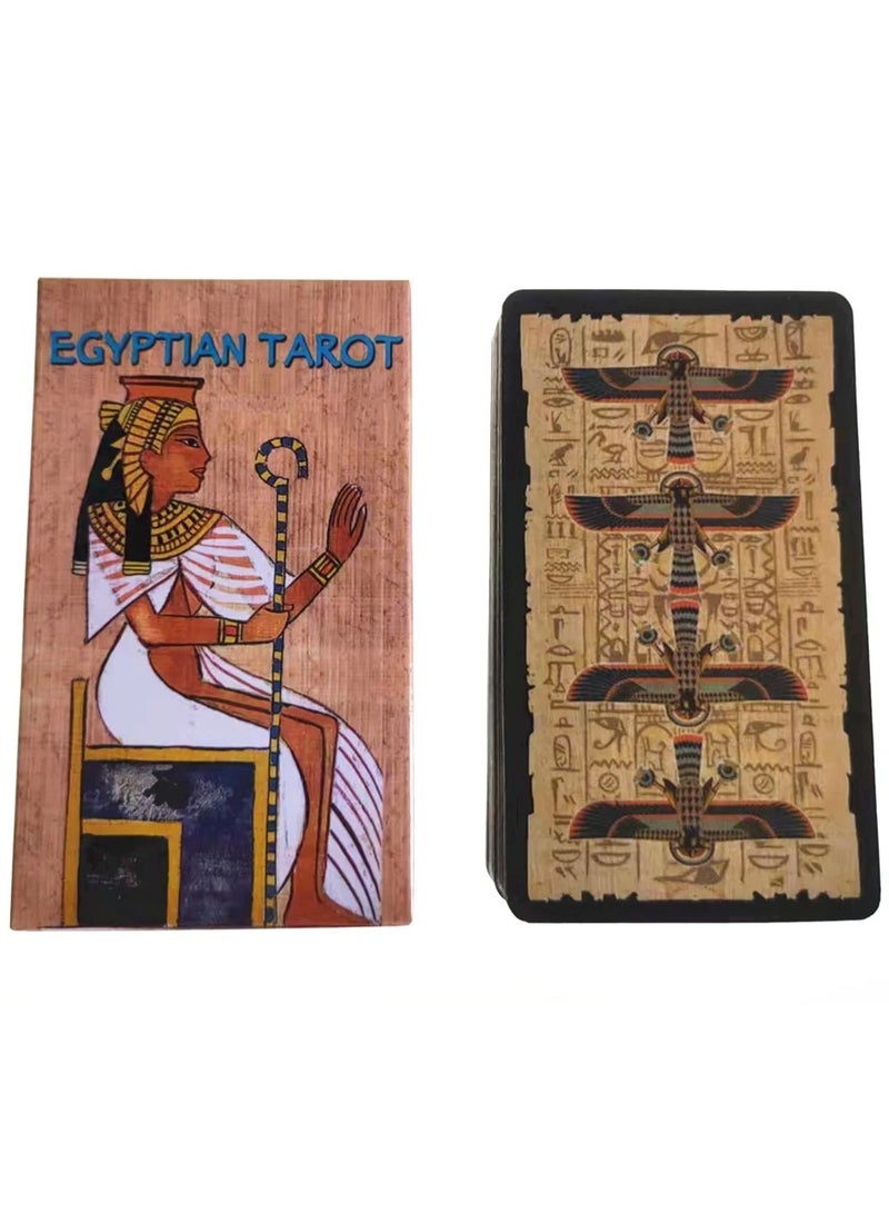 NIBEMINENT Tarot Cards - Egyptian Tarot Card Set - Mystical Divination Board Game - English Version - Suitable for Group Use - Image 3