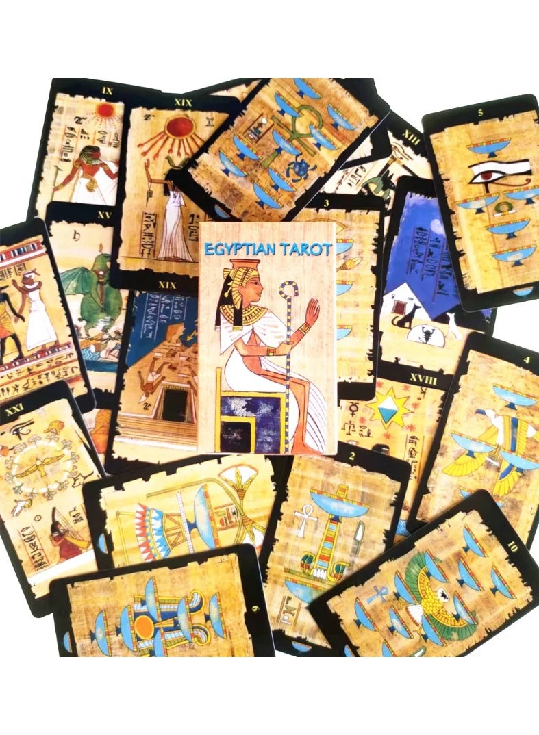 NIBEMINENT Tarot Cards - Egyptian Tarot Card Set - Mystical Divination Board Game - English Version - Suitable for Group Use - Image 4