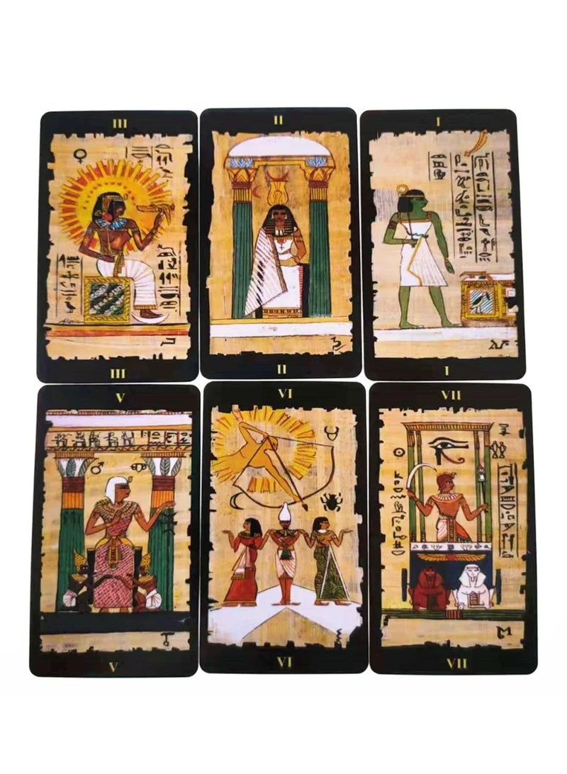 NIBEMINENT Tarot Cards - Egyptian Tarot Card Set - Mystical Divination Board Game - English Version - Suitable for Group Use - Image 2