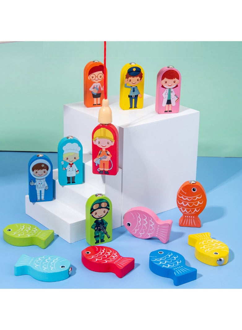 Toy magnet wood numbers and shapes - Image 5