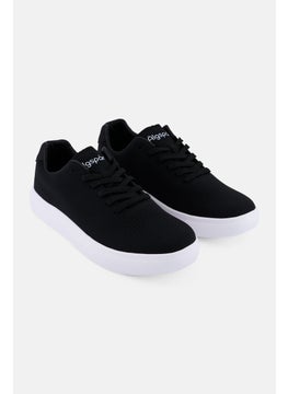Algspar Men Lace Up Outdoor Shoes, Black  - Image 1