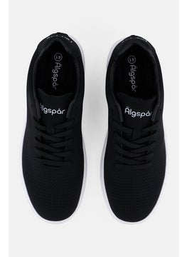 Algspar Men Lace Up Outdoor Shoes, Black  - Image 3