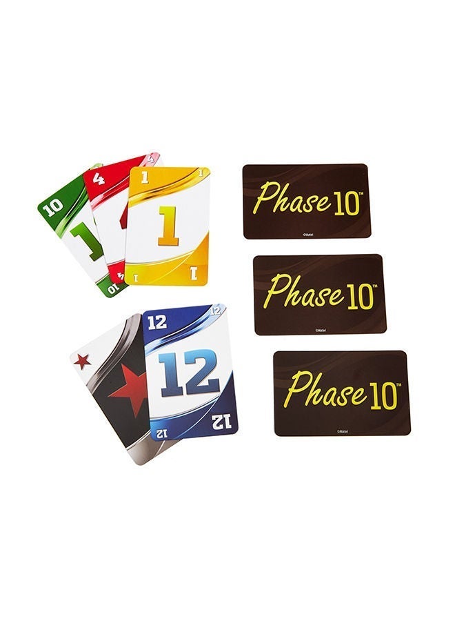 المرحلة 10 Phase 10 لعبة بطاقات - نمط رامي مع 10 مراحل ، بطاقات برية وتجاوز ، متعة سريعة لللاعبين 2-6 ، أعمار 7+ - Image 2