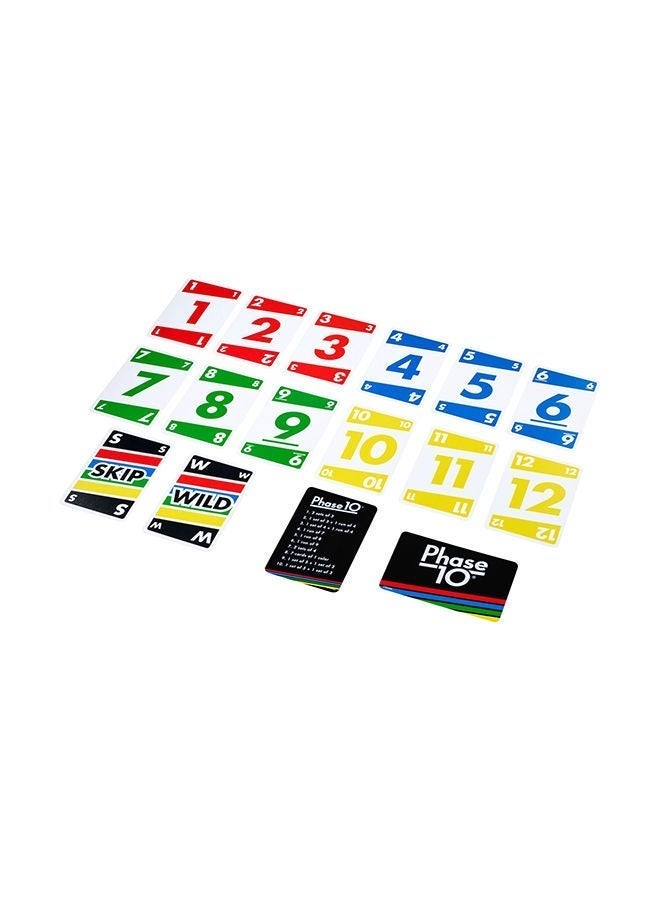 المرحلة 10 Phase 10 لعبة بطاقات - نمط رامي مع 10 مراحل ، بطاقات برية وتجاوز ، متعة سريعة لللاعبين 2-6 ، أعمار 7+ - Image 3