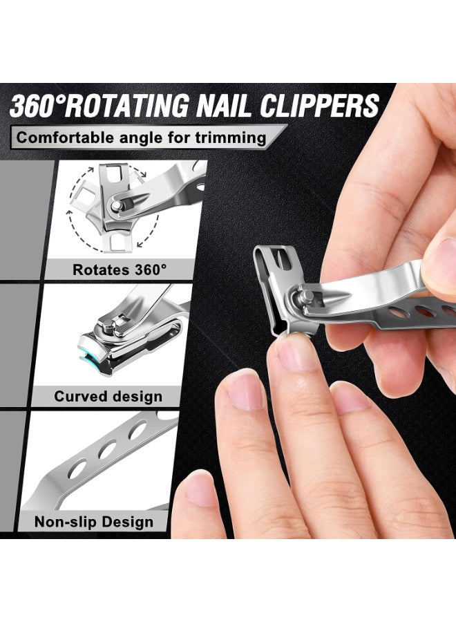 general Toenail Clippers for Seniors Thick Toenails, Aucurwen Heavy Duty Toe Nail Clippers Adult Thick Nails Long Handle, Large Toenail Clippers for Thick Nails 7Pcs - Image 5
