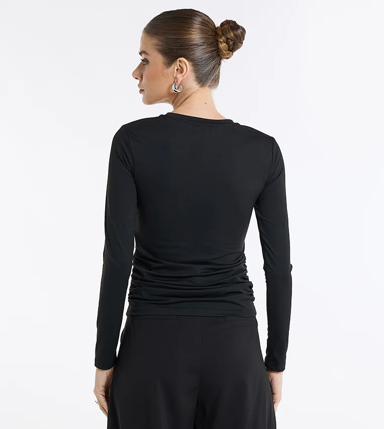 بي سي بي جي BCBG Gen Long Sleeve Top