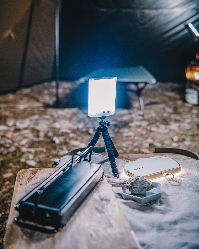 CLAYMORE 3Face Mini (Moss Green) - Lightweight and Portable LED Area Light for Outdoors, Camping, Tent, Emergency, and Industrial Use. Rechargeable Lantern with USB-C, Up to 60 Hours Battery Life. - Image 2