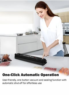 Generic Automatic Vacuum Sealer Device Machine with Sealing Bag Two Mode Sealing Food Preservation Compact Size User Friendly Operation Large Suction Vacuum Seal for Dry and Wet Food Universal Sealer  - Image 5