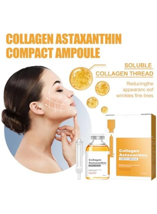 إيلهو سيروم كولاجين أستازانتين، أمبولة كولاجين أستازانتين لرفع الجلد، مرطب ومضاد للشيخوخة، يشد البشرة، لجميع أنواع البشرة، 30 مل - Image 3