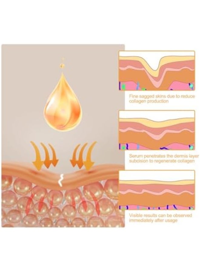 إيلهو سيروم كولاجين أستازانتين، أمبولة كولاجين أستازانتين لرفع الجلد، مرطب ومضاد للشيخوخة، يشد البشرة، لجميع أنواع البشرة، 30 مل - Image 5