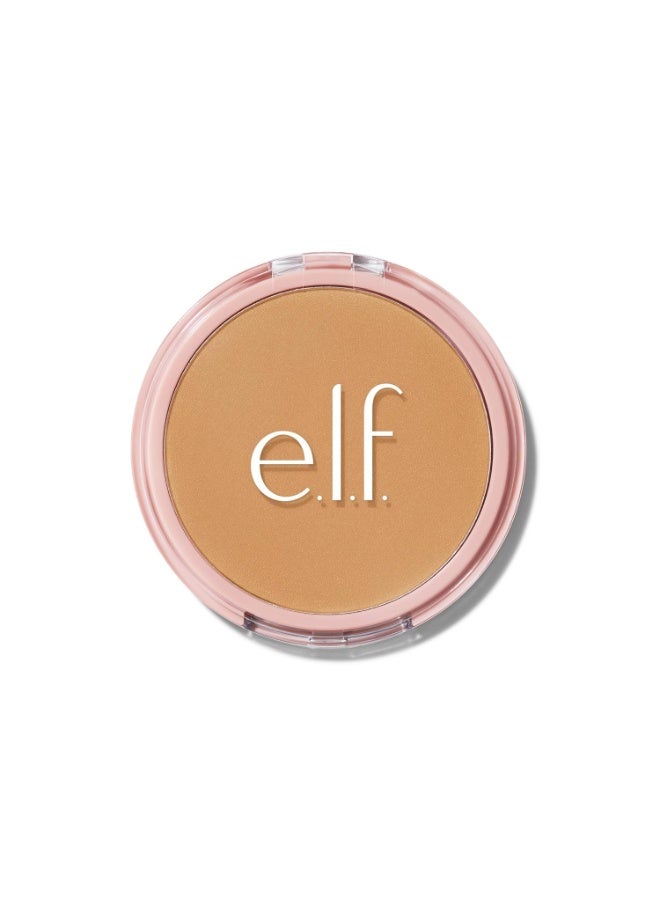 إلف e.l.f. بودرة Halo Glow Powder Filter، بودرة تثبيت فائقة النعومة (درجة Tan Warm) 10 غرام - Image 1