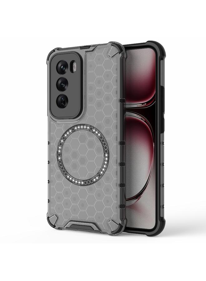 erorex Case For OPPO Reno12 Pro Global Honeycomb Magnetic Ring Shockproof Phone Case - Image 1