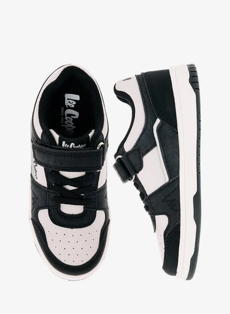 لي كوبر سنيكرز أولاد بألوان متداخلة وإغلاق بشريط لاصق