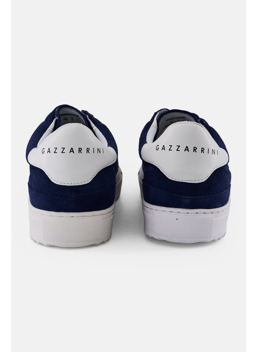 Gazzarrini Men Lace Up Casual Sneakers, Navy  - Image 2